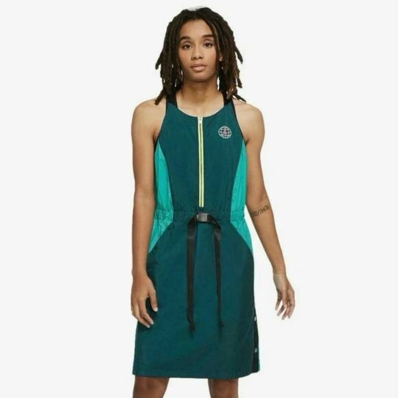 Air Jordan Nike Utility Flight Streetwear Sleeveless Pocket Activewear Dress - Picture 16 of 16